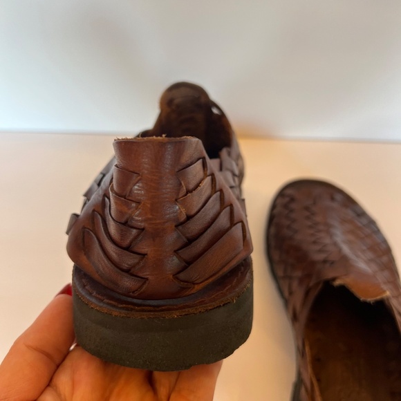 Brand X Men's Leather Huraches, Made in Mexico,  Men's Size 10 - Picture 6 of 9
